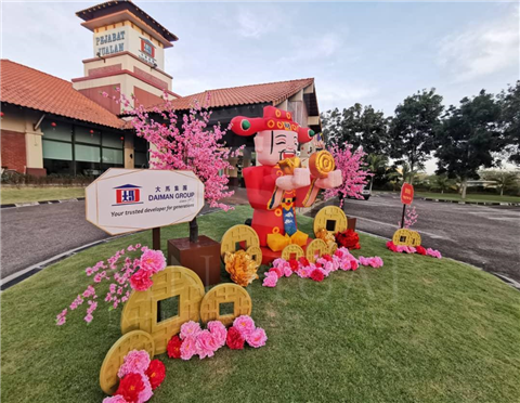 CNY Deco @ Sales Office  Taman Daiman Jaya