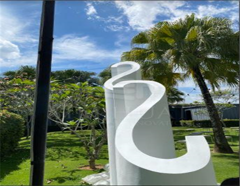 Curve Backdrop @ Garden Wedding