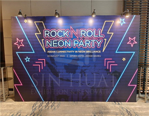 Backdrop for Award Night @ Opero Hotel, JB